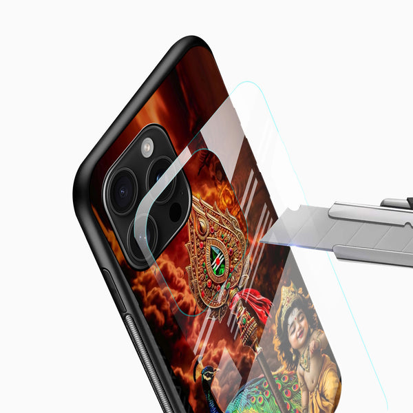 Slim shockproof Murugan phone case with protective edges side profile