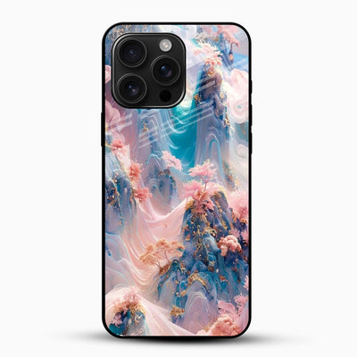 Pastel Dreamscape Glass Mobile Cover