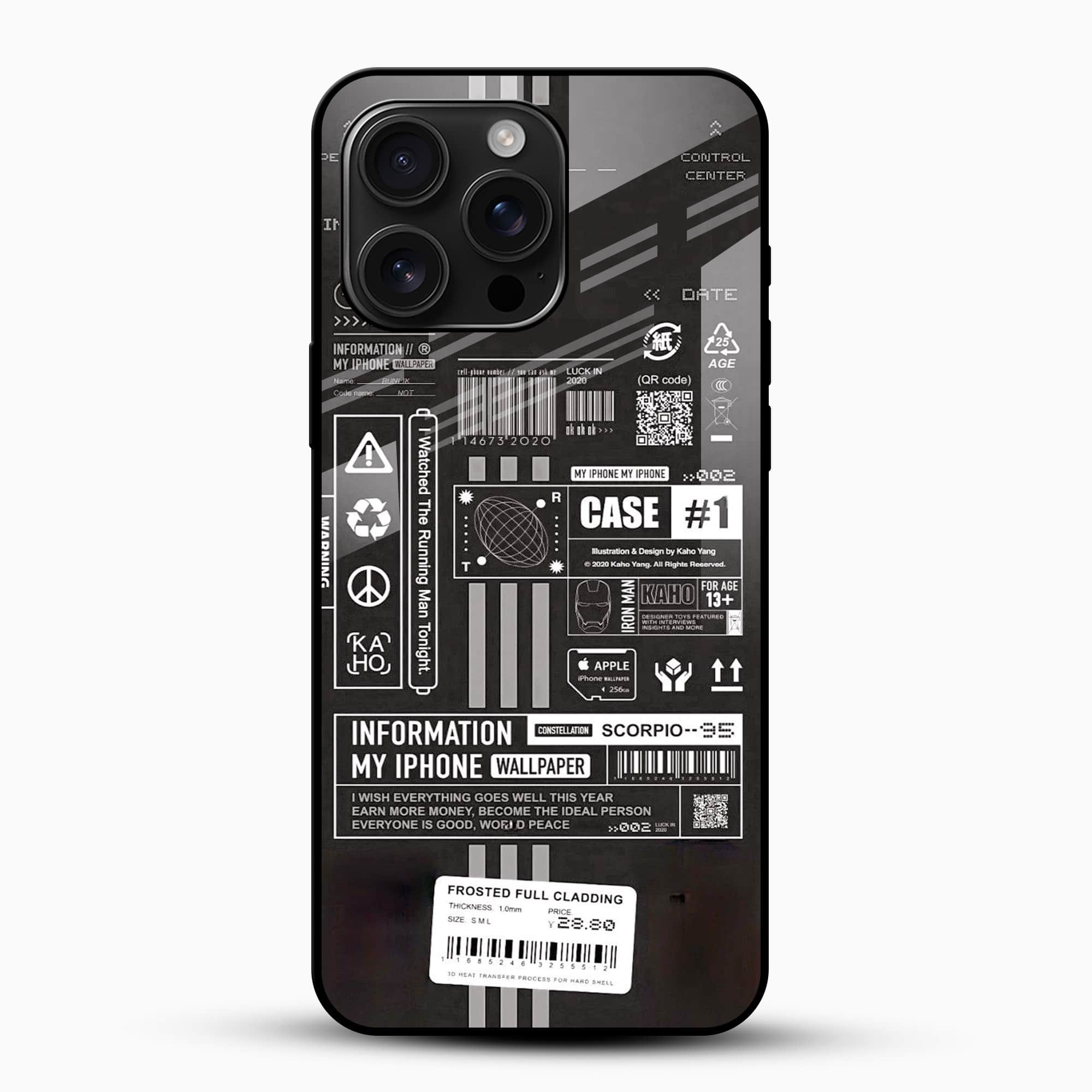 Cyber Barcode Glass Mobile Case – Cover Stall