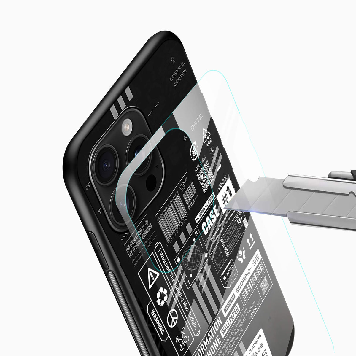 Cyber Barcode Glass Mobile Case – CoverStall
