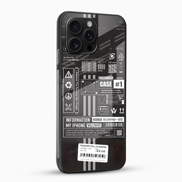 Cyber Barcode Glass Mobile Case - Cover Stall