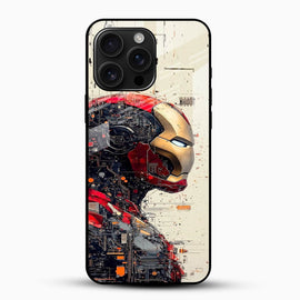 Iron Man Superhero Glass Mobile Cover