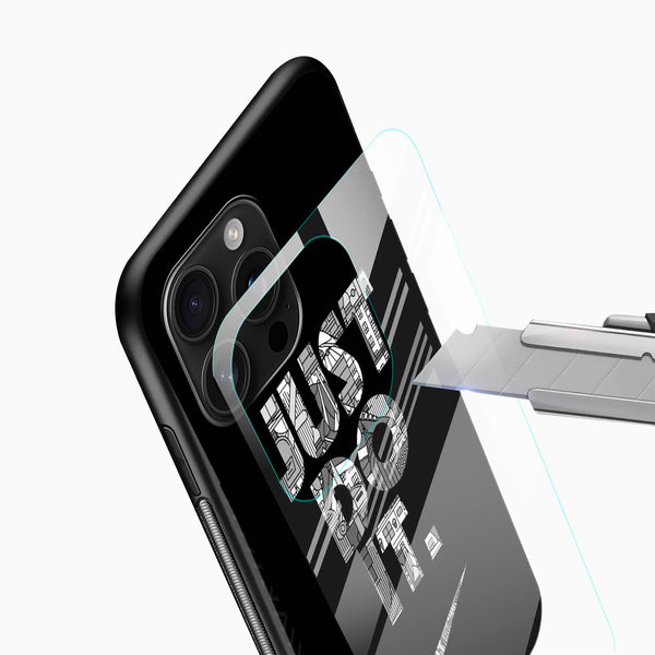 Just Do It Glass Case - Cover Stall