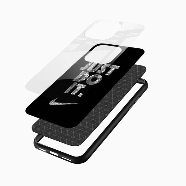 Just Do It Glass Case - Cover Stall