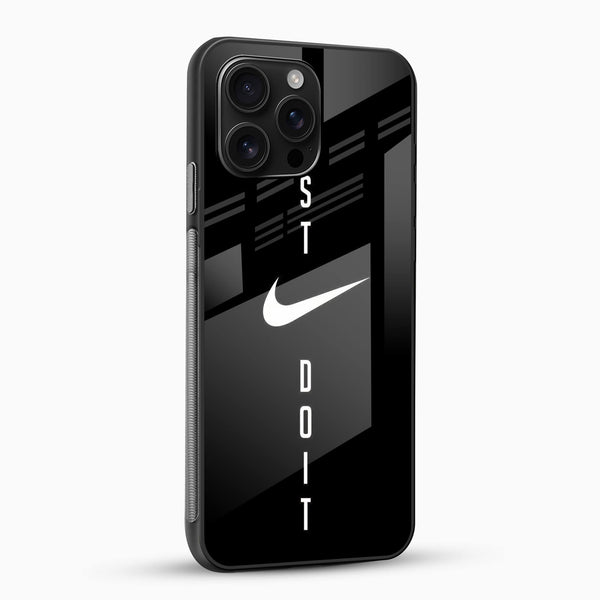 Just Do It Glass Case - Cover Stall