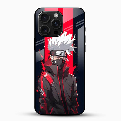Kakashi Hatake Glass Mobile Case – Naruto Anime Aesthetic Design