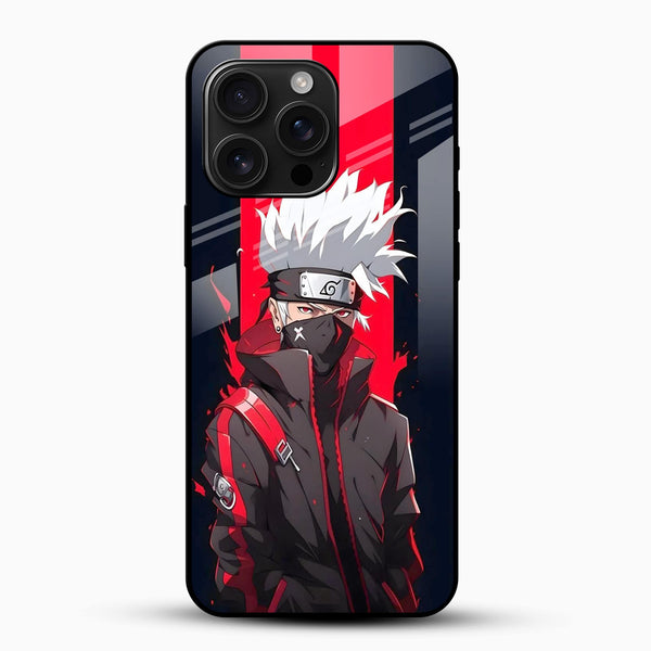 Kakashi Hatake Glass Mobile Case – Naruto Anime Aesthetic Design - Cover Stall