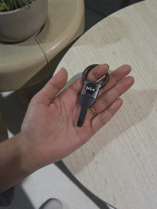 Kia Metal Car Keychain with Leather Strap – Premium & Stylish Key Holder