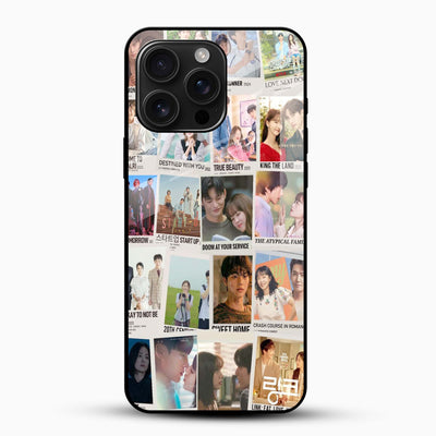 Korean Dramas Collage Glass Case