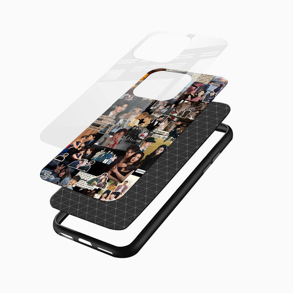 Korean Dramas Collage Glass Case - Cover Stall