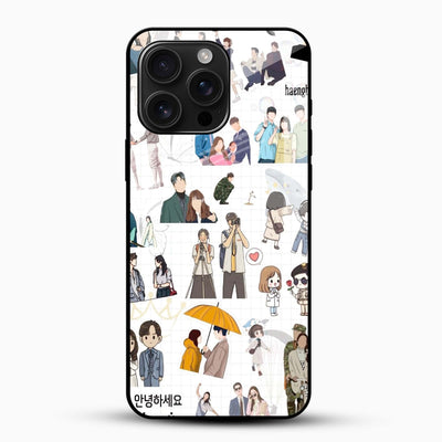 Korean Lover Glass Case