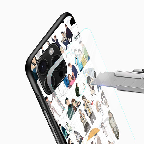 Korean Lover Glass Case - Cover Stall