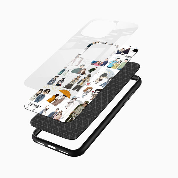 Korean Lover Glass Case - Cover Stall