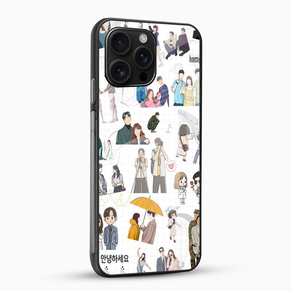 Korean Lover Glass Case - Cover Stall