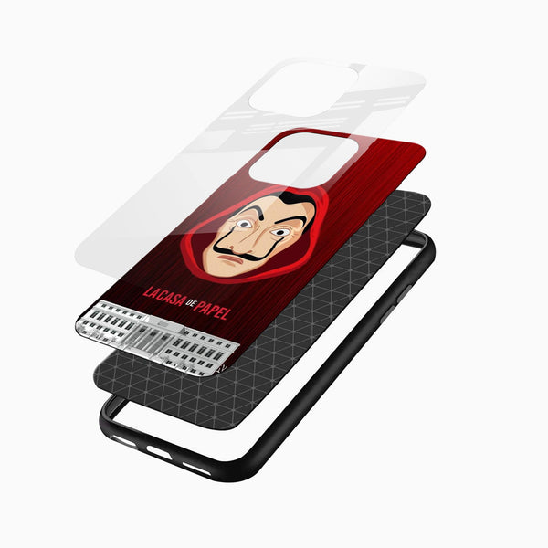 LaCasa De Papel Glass Mobile Cover - Money Heist - Cover Stall
