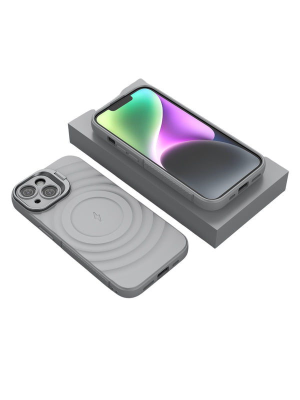 Light Grey MagSafe Luxe Case - Cover Stall