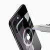 Elegant Grey Black Glass Phone Case - Cover Stall
