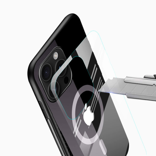 Elegant Grey Black Glass Phone Case - Cover Stall