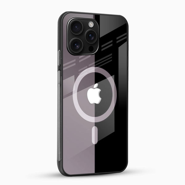 Elegant Grey Black Glass Phone Case - Cover Stall