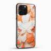 Maple Leaves Glass Mobile Case – Nature Inspired Aesthetic Design - Cover Stall