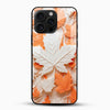 Maple Leaves Glass Mobile Case – Nature Inspired Aesthetic Design - Cover Stall