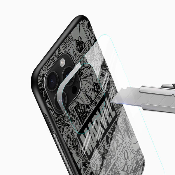 Marvel Logo Glass Phone Case - Cover Stall