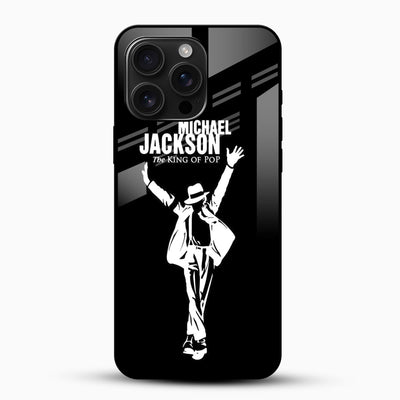 Michael Jackson King of Pop Glass Mobile Cover