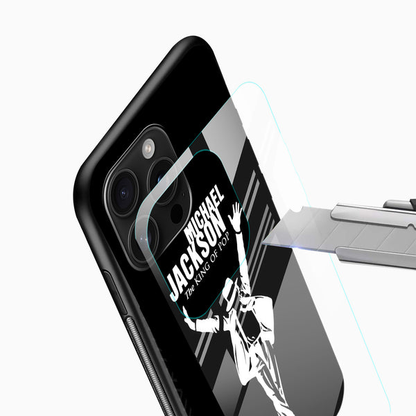 Michael Jackson King of Pop Glass Mobile Cover - Cover Stall