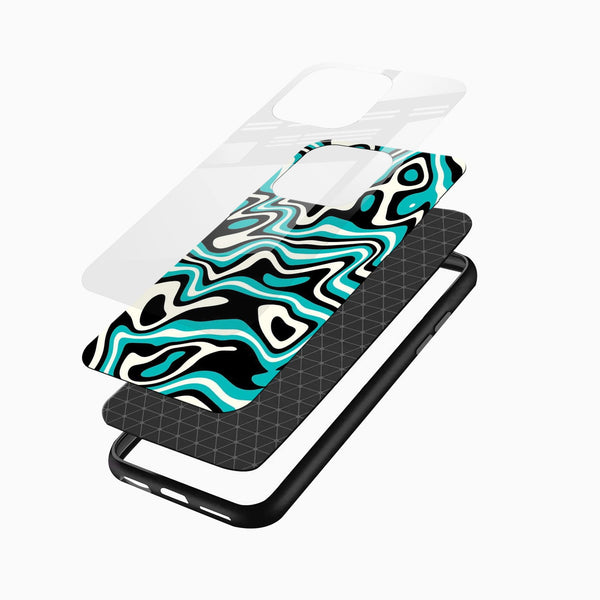 Minimal Abstract Glass Case - Cover Stall