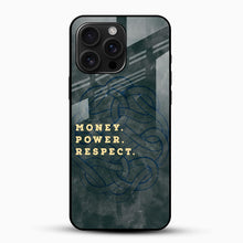 Money Power Respect Glass Case