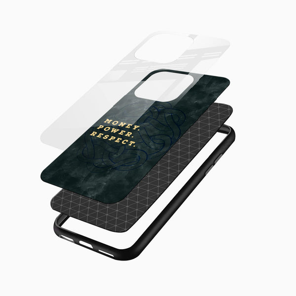 Money Power Respect Glass Case - Cover Stall