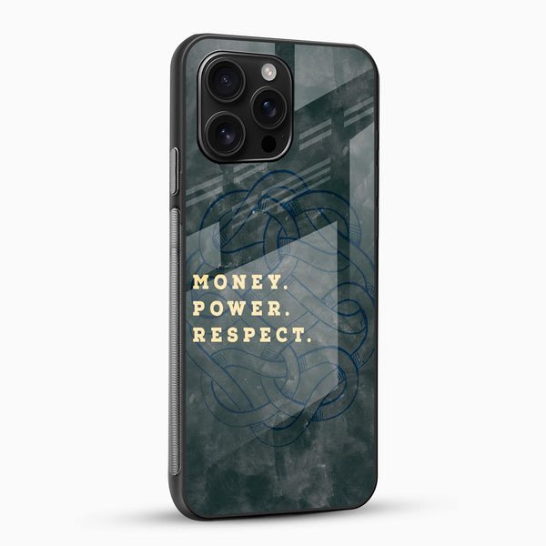 Money Power Respect Glass Case - Cover Stall