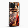 Monkey D. Luffy Warrior Glass Mobile Case – One Piece Anime Power Design - Cover Stall