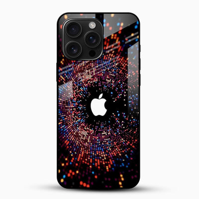 Music Lighting Printed Glass Mobile Cover