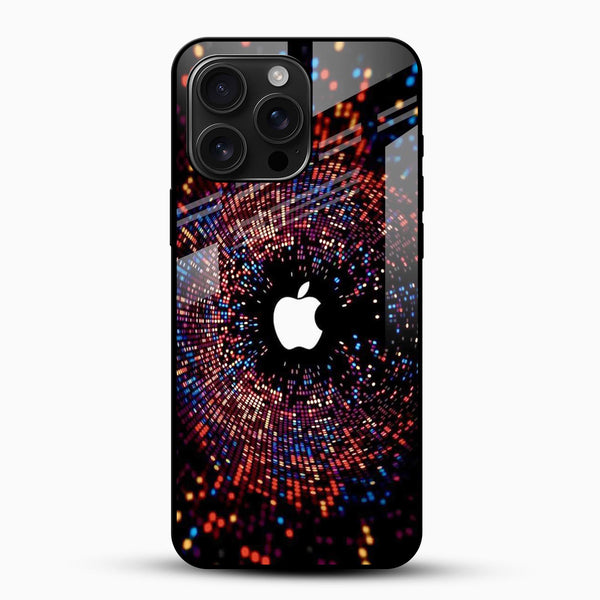 Music Lighting Printed Glass Mobile Cover - Cover Stall