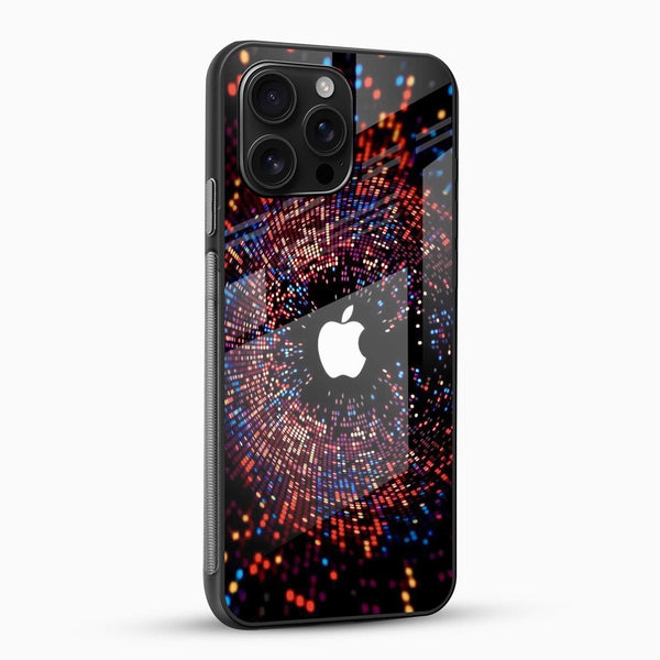 Music Lighting Printed Glass Mobile Cover - Cover Stall