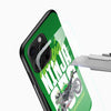 Kawasaki racing bike phone cover close-up with Ninja 650 graphics and camera cutout