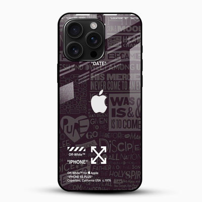 Streetwear Arrow Typography Glass Mobile Cover
