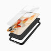Orange Butterly Glass Mobile Cover - Cover Stall