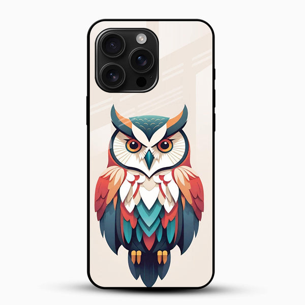 Owl Aesthetic Glass Phone Case - Cover Stall