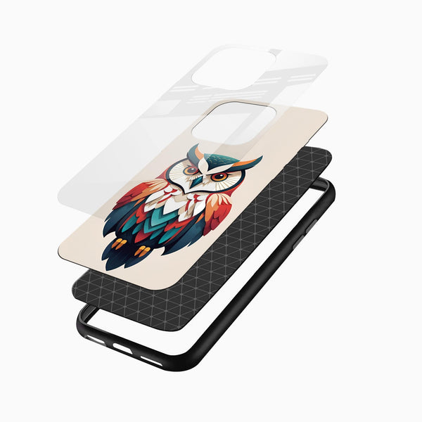 Owl Aesthetic Glass Phone Case - Cover Stall