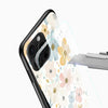 Pastel Floral Aesthetic Glass Mobile Cover - Cover Stall