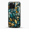 Pebbles Design Glass Case - Cover Stall