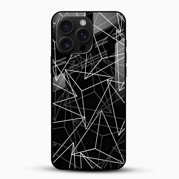 Polygon Pattern Glass Case - Cover Stall