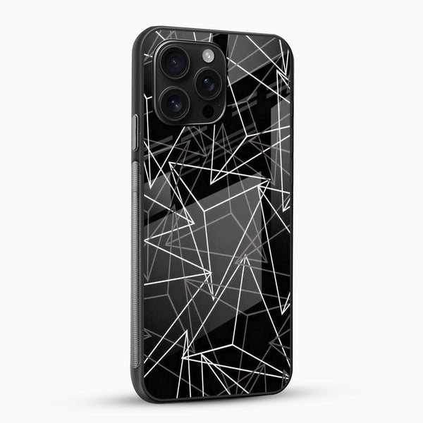 Polygon Pattern Glass Case - Cover Stall