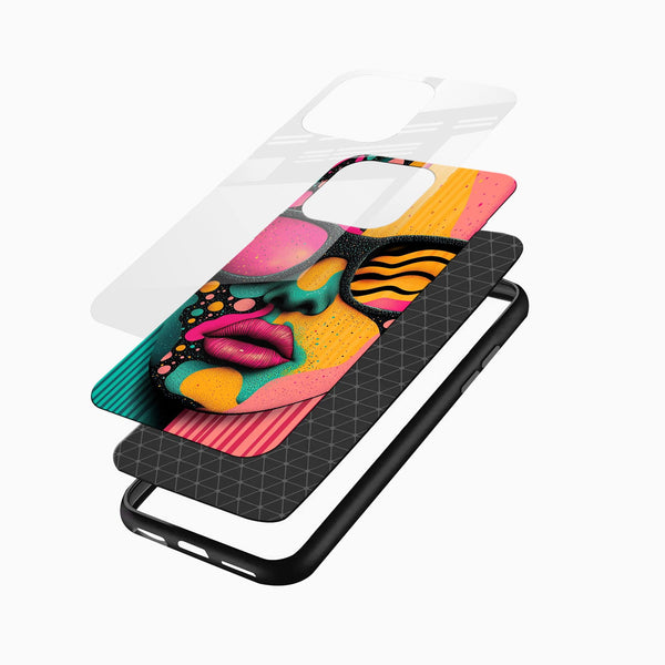 Pop Art Glass Case - Cover Stall