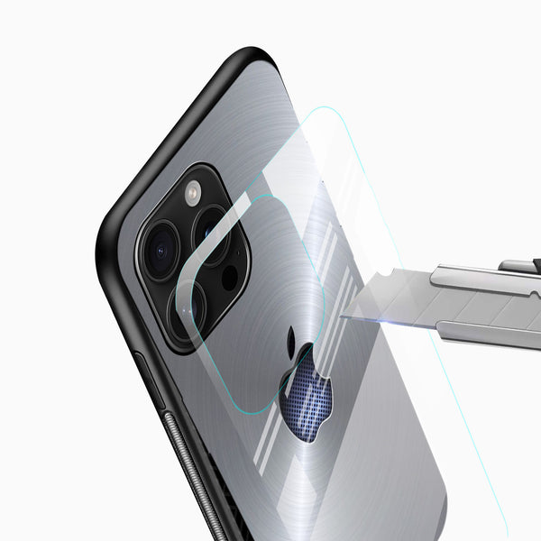 Premium Metal Look Glass Case - Cover Stall