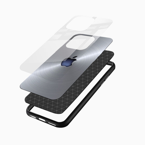 Premium Metal Look Glass Case - Cover Stall