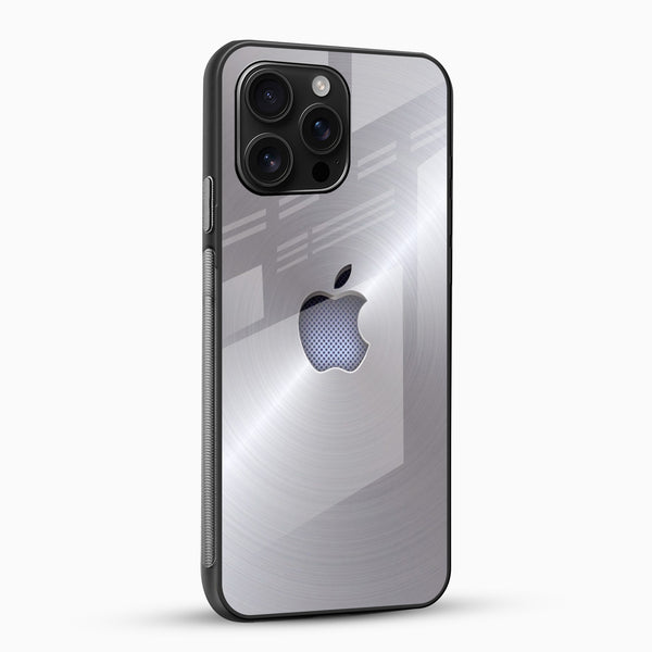 Premium Metal Look Glass Case - Cover Stall