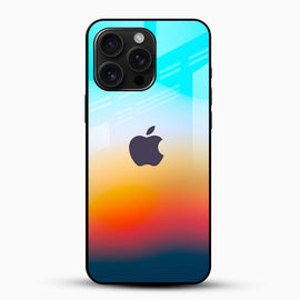 Rainbow Design Glass Case